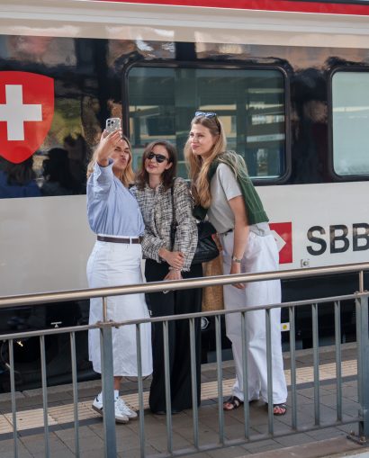 Impressionen von der Swisstainable-Extrafahrt mit Influencern. Organisiert von der SBB und Schweiz Tourismus.