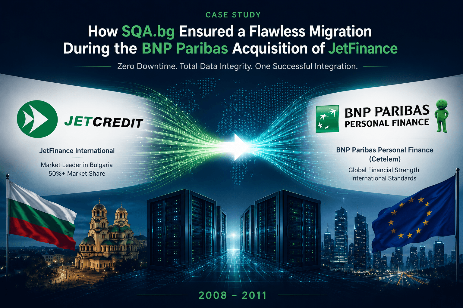 How SQA.bg Ensured a Flawless Migration During the BNP Paribas Acquisition of JetFinance 1